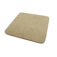 Wooden Square Filleted Coaster – 3mm
