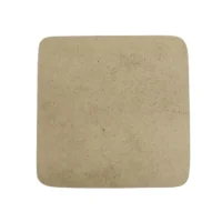 Wooden Square Filleted Coaster – 3mm