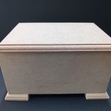 MDF wooden Keepsake box with feet