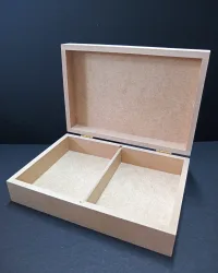 Hinged Card Box  – 2 Division