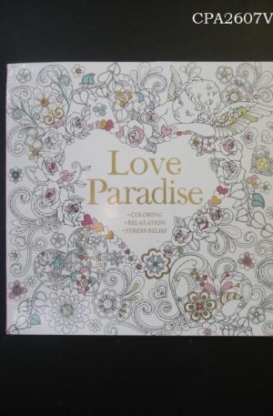 Colouring Book Love Paradise