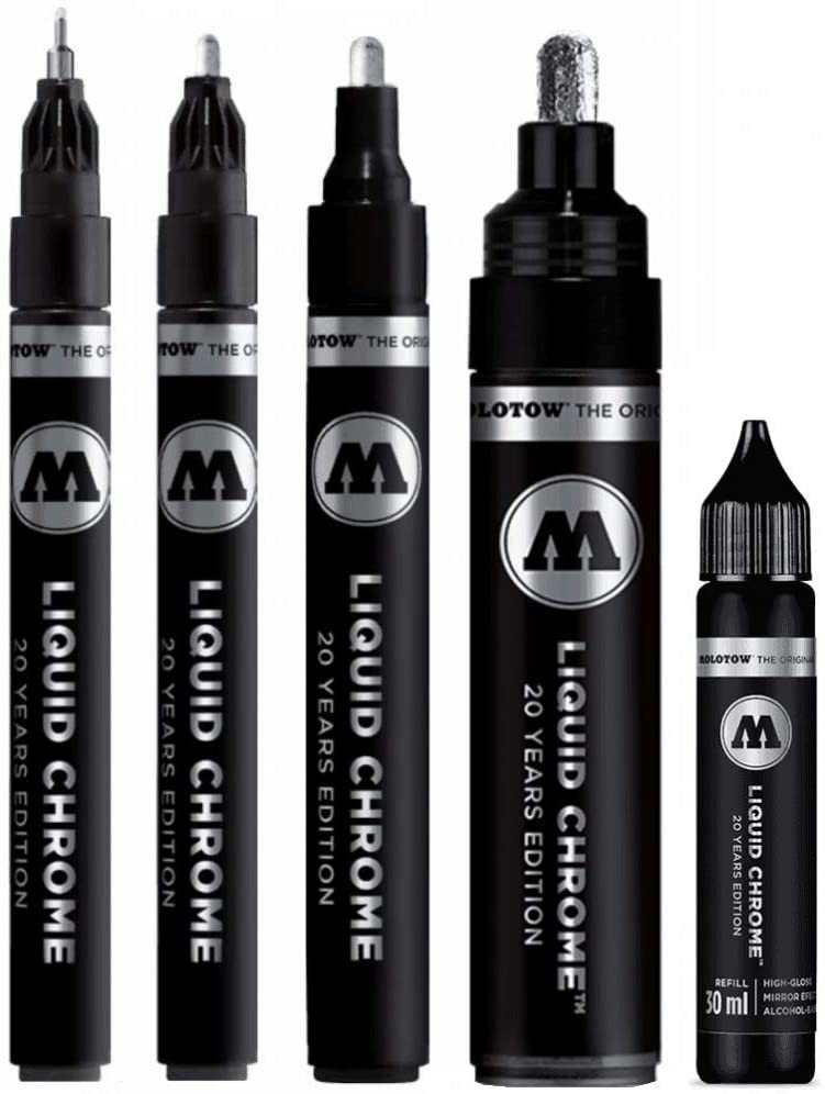 Liquid Chrome Markers - Molotow - Crafty Arts