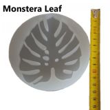 Monstera leaf 100x90x5mm silicone mould