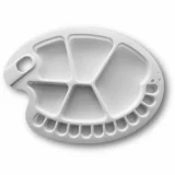 Plastic Palette 17 Well Kidney Plastic