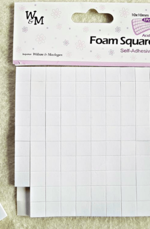 Foam Squares Self-Adhesive 10mm