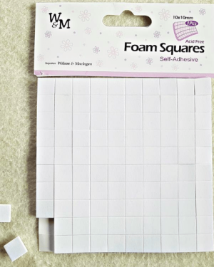 Foam Squares Self-Adhesive – 10mm