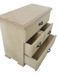 Wooden Jewellery Box – 3 Drawers