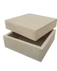Wooden Keepsake Mosaic Box – Square
