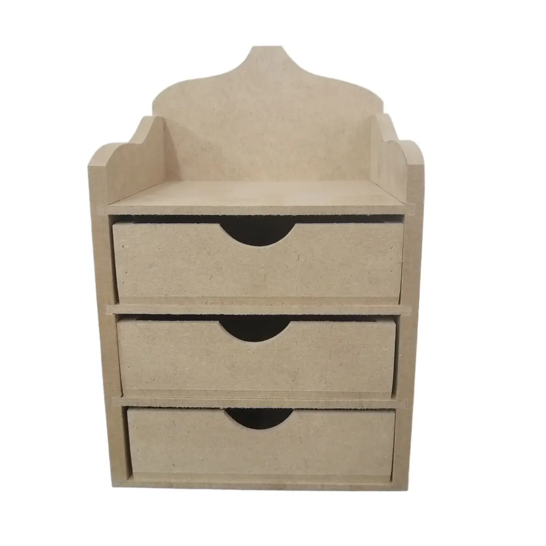 Wooden Mini Chest - Vintage