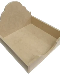 Wooden Serviette Tray Gabled