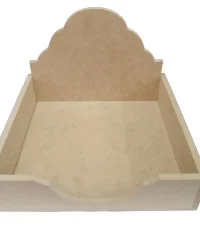 Wooden Serviette Tray Gabled