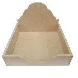 Wooden Serviette Tray Gabled