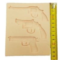Silicone Mould – Hand Guns (3 types)