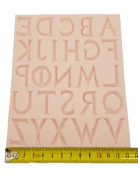 Iron Alphabet – Silicone Mould