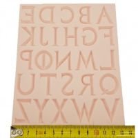 Silicone Mould – Iron Alphabet