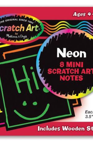 Mini Scratch Art Notes Neon