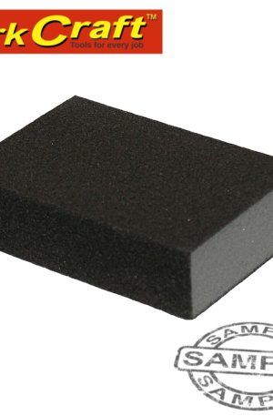 Sponge sanding block with 80 grit
