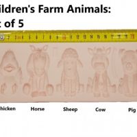 Silicone Mould – Farm Animals