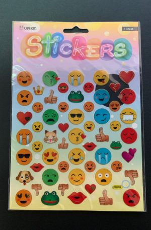 Upikit emotions sticker sheet