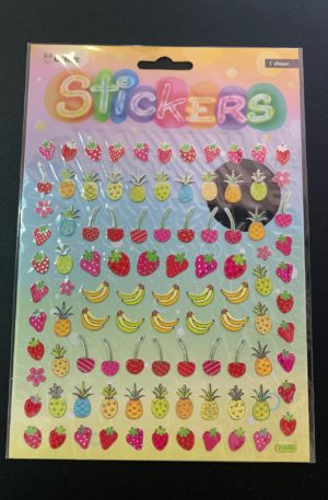 Upikit Fruit sticker sheet