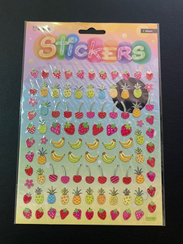 Upikit Fruit sticker sheet