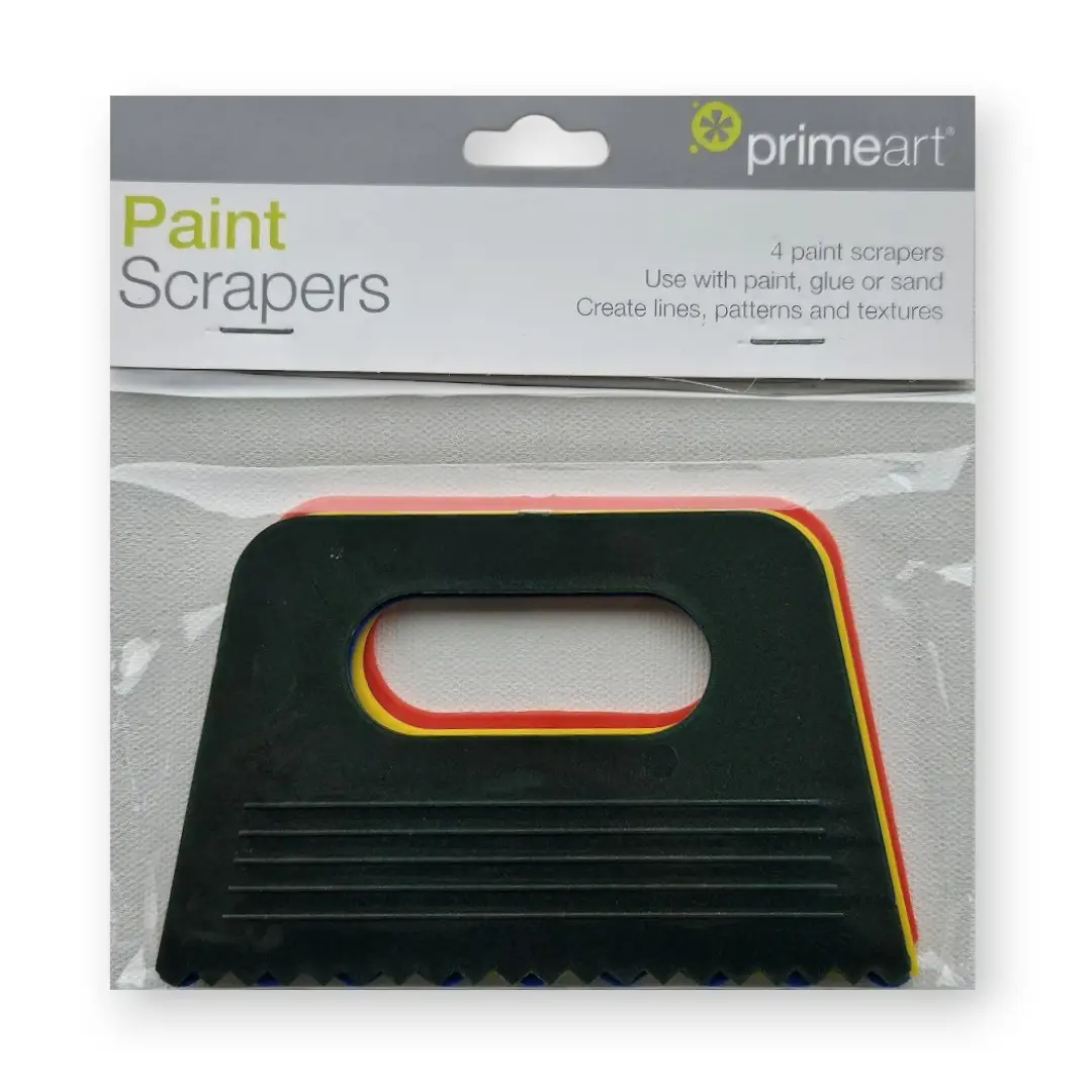 Paint Scrapers - 4 Pattern Set