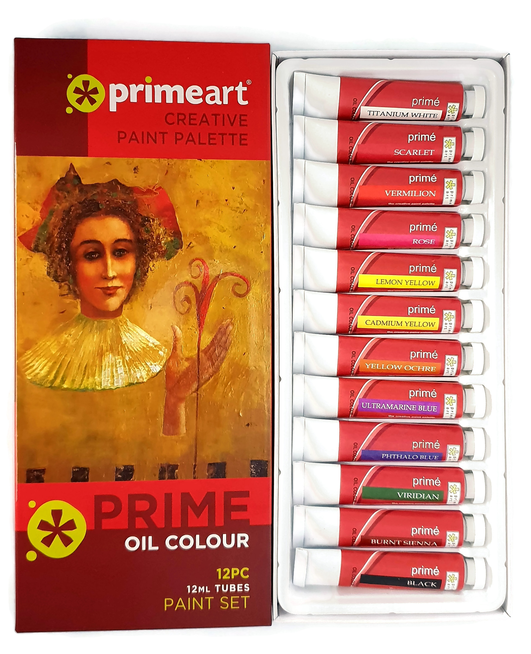 Prime Art oil paint set of 12
