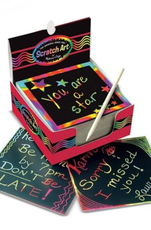 Scratch Art Notes - Rainbow