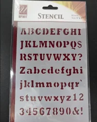 Stencil ABC 5×7″ – Bold