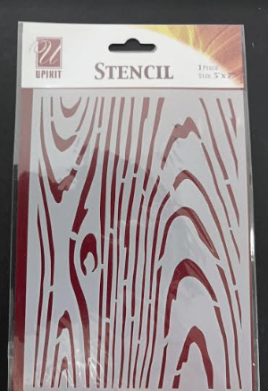 Stencil Texture 5x7" Woodgrain