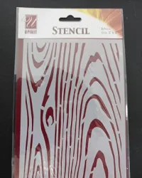 Stencil Texture 5×7″ – Woodgrain