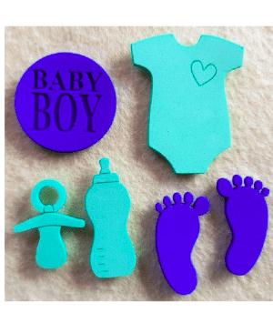 Baby Boy Turquoise/Blue – Foam Mix