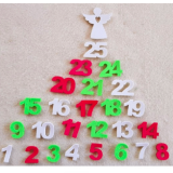 Advent Calendar With Angel - Foam Numbers