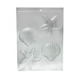 Soap Mould Starfish and shells DH21