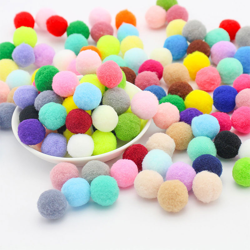 120Pcs 2 Inch Very Large Assorted Pom Poms Arts and Crafts for DIY