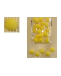 15mm Pom Poms – Yellow