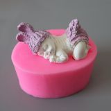 Sleeping baby silicone mould