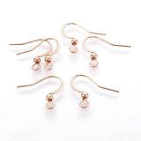 French Earring Hooks – Rose Gold