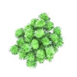 Green glitter pom poms by W&M