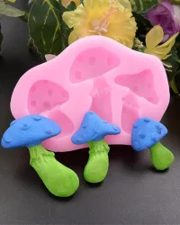 Mushrooms 3 Designs – Silicone Mould