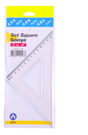 Set Square 45 Degree 21cm - Ark