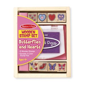 Stamp set Butterfly & Hearts by Melissa & Doug