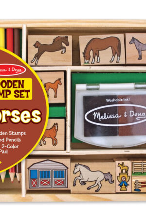Horse wooden stamp set by Melissa & Doug
