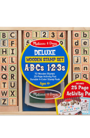 ABC wooden stamp set by Melissa & Doug