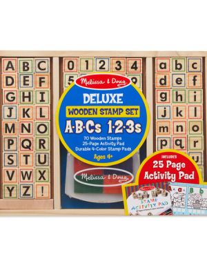 Alphabet Activity Wooden Stamp Set – Melissa & Doug