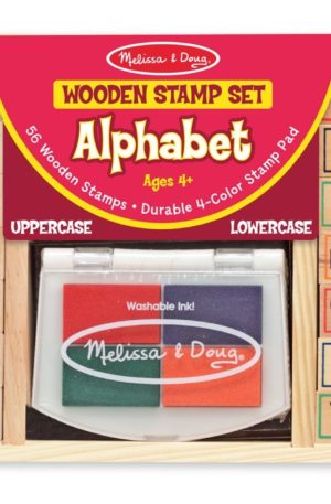 Alphabet Wooden Stamp Set - Melissa & Doug