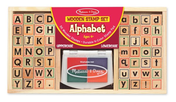 Alphabet Wooden Stamp Set - Melissa & Doug