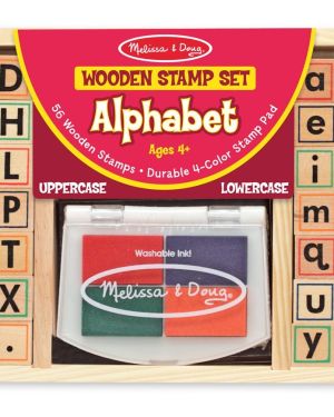 Alphabet Wooden Stamp Set – Melissa & Doug