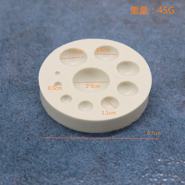 Cabochon (10) - Silicone Mould 5mm to 23mm