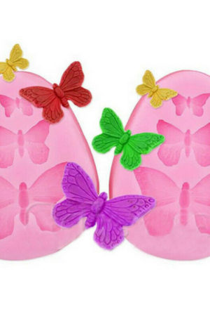 3 butterfly (examples) silicone mould